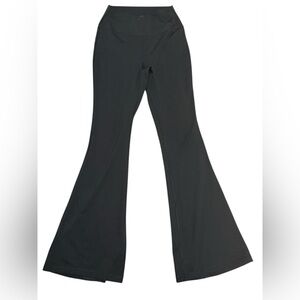 Yogalicious Lux Madison Crossover Flare Leggings Black Size M